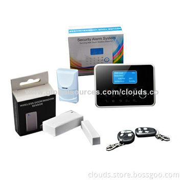 3G GSM/PSTN Wireless Security Alarm Systems with Built-in Battery, Temperature/App Control